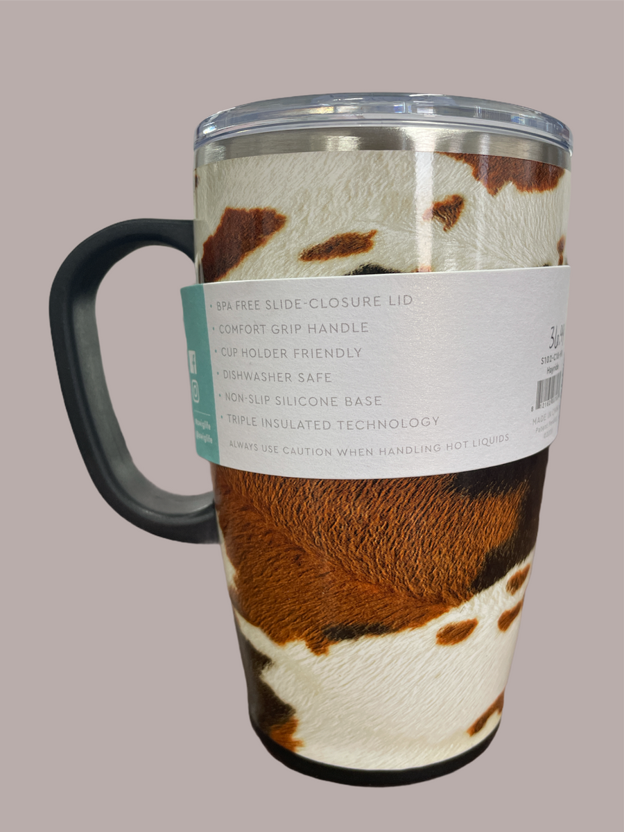 Hayride Cowhide 18 oz Mug