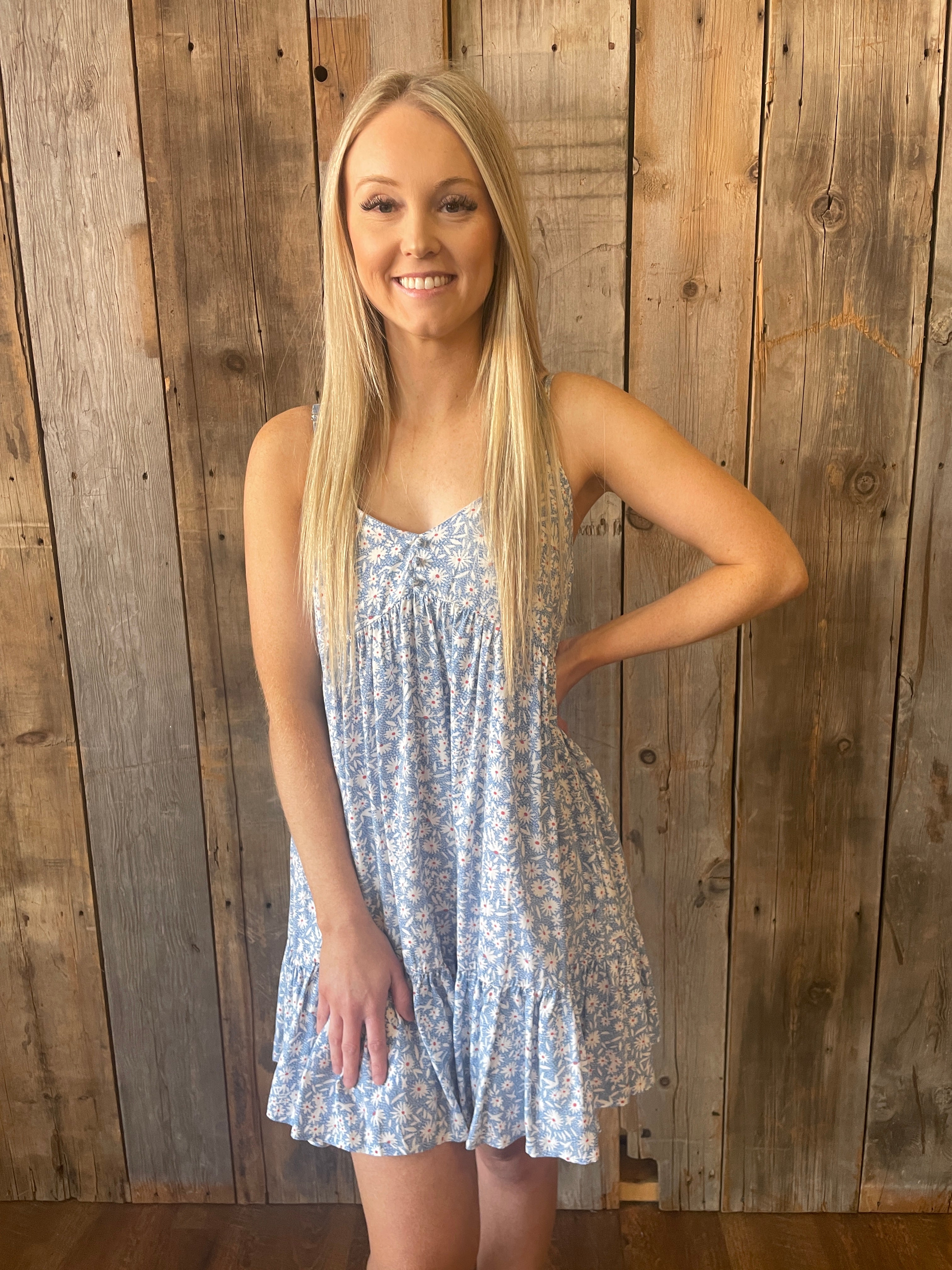 Daisy Print Dress