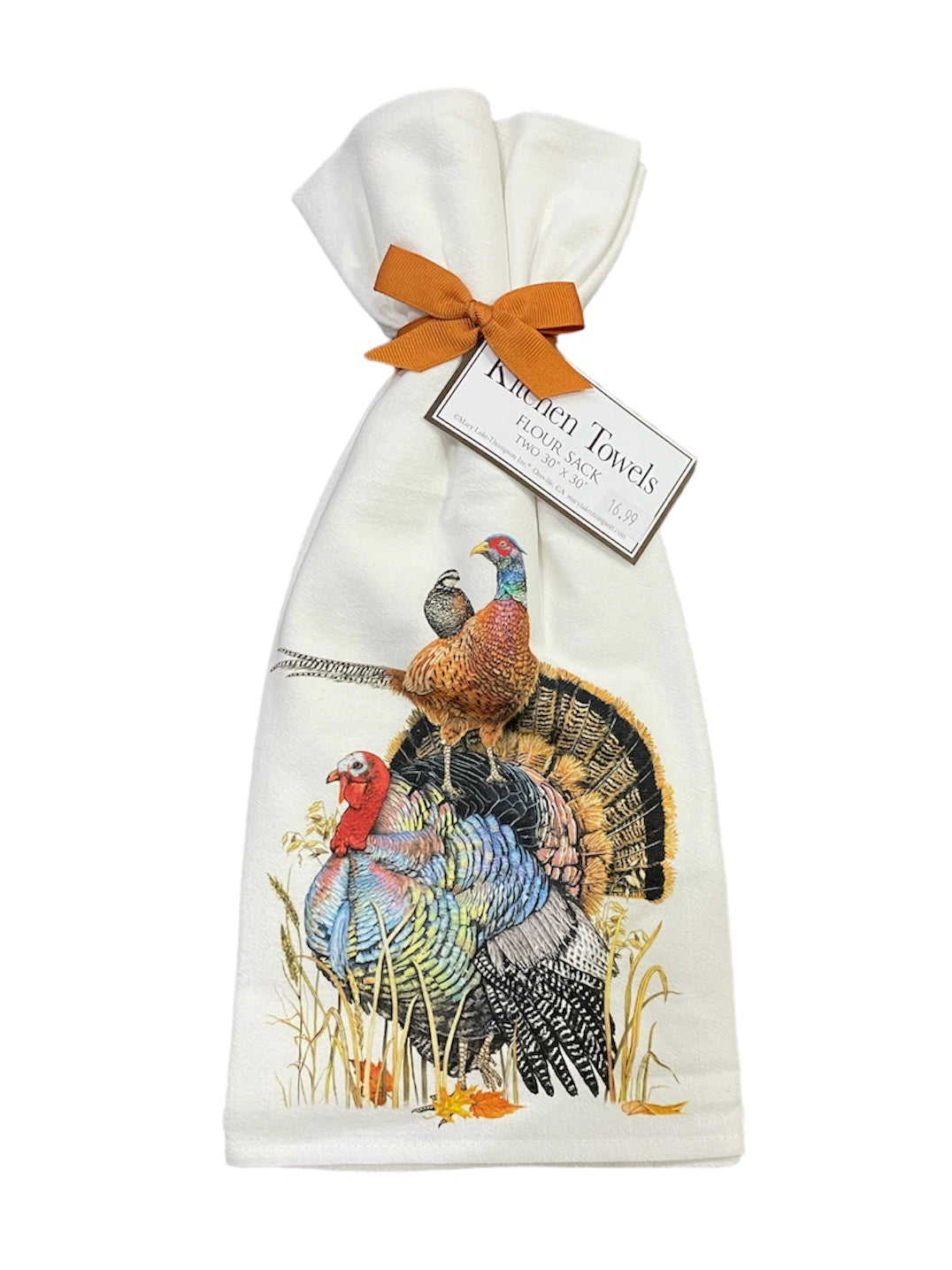 Stacked Turkey Bird Towel Set