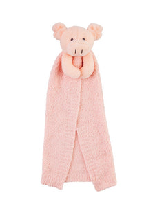 Pig Chenille Lovey Blanket