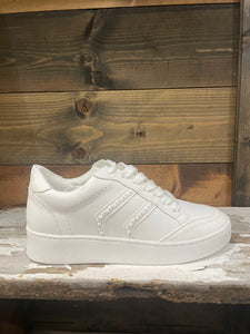 Braided Tennis Shoes- White