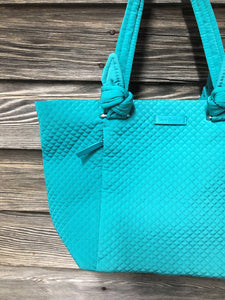 Hadley East West Tote- Turquoise