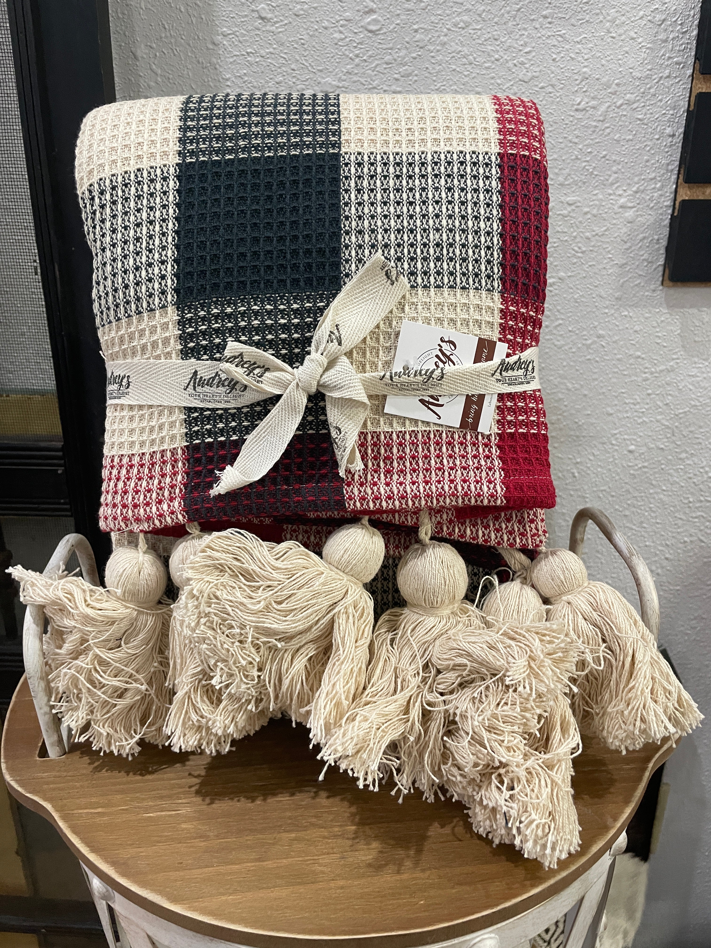 Red, White, and Blue Throw Blanket
