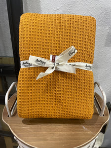 Mustard Throw Blanket