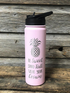 22 oz. Pink Tumbler Bottle